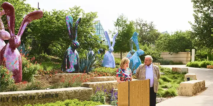 San Antonio Botanical Garden Huntopia Exhibit